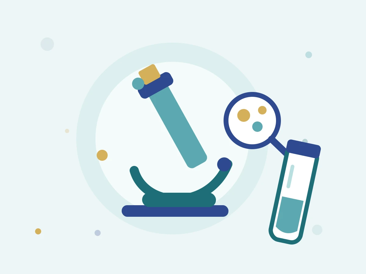 Cancer markers illustration