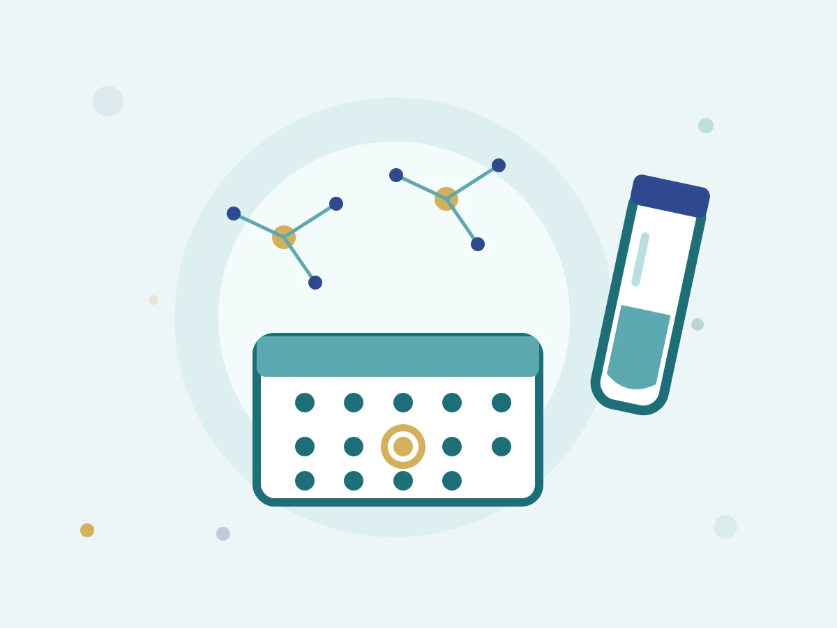 Hormones fertility illustration